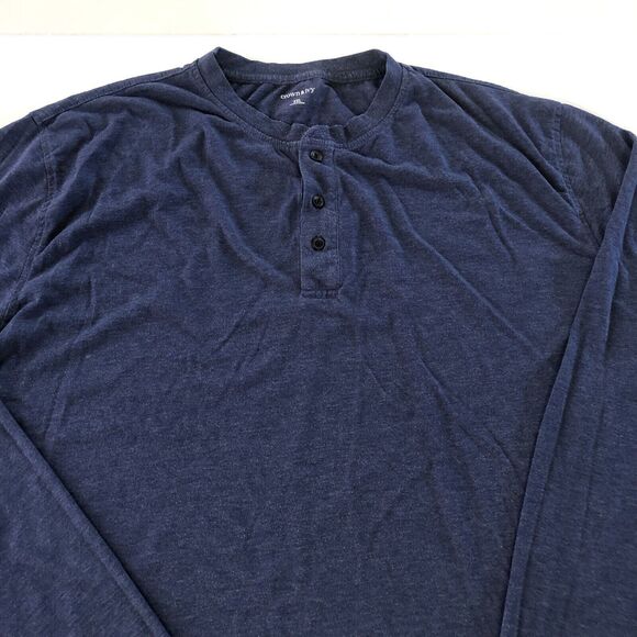 Crown & Ivy Men’s Long Sleeve Henley Blue Size XXL - Picture 10 of 10